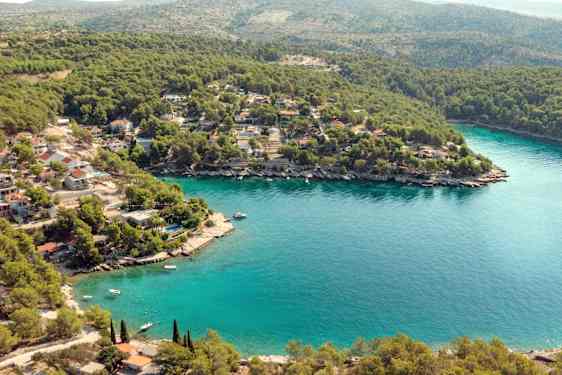 Brac-regionen i Kroatia