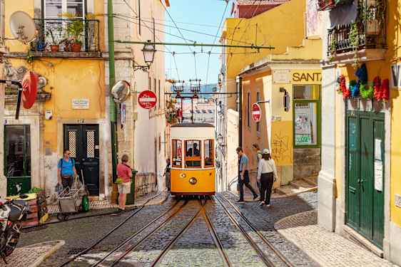 Den gule trikken i Lisboa