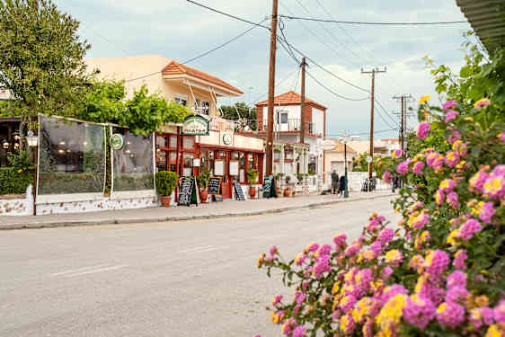 Koselig gate på Rhodos