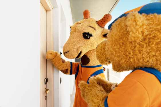 Besøk av Lollo & Bernie