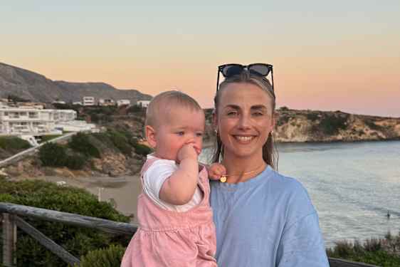 Pia Seeberg på Kreta