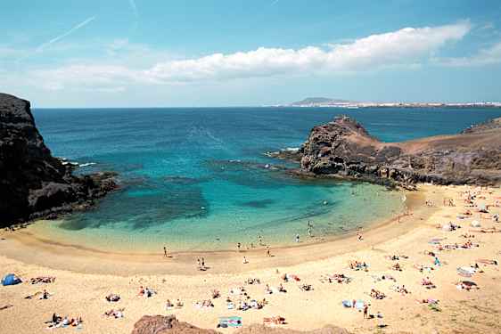 Playa de Papagayo på Lanzarote