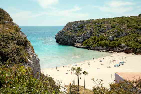 Strand på Menorca
