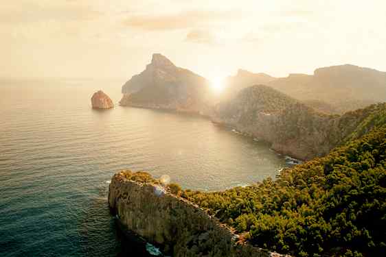 Utsikt over hav på Mallorca