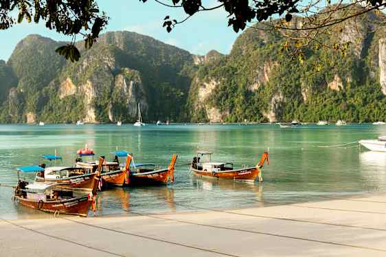 Strand på Koh Phi Phi, Thailand