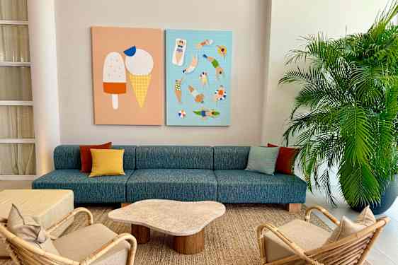 Sofa på Sunwing Sandy Bay