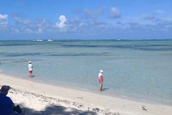 Øya Ile aux Cerfs utanfor Mauritius
