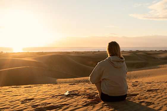 Sandørken på Gran Canaria