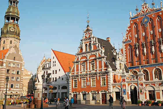 Svarthodenes hus i Riga.