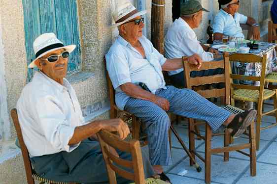 Slappe av i Hellas