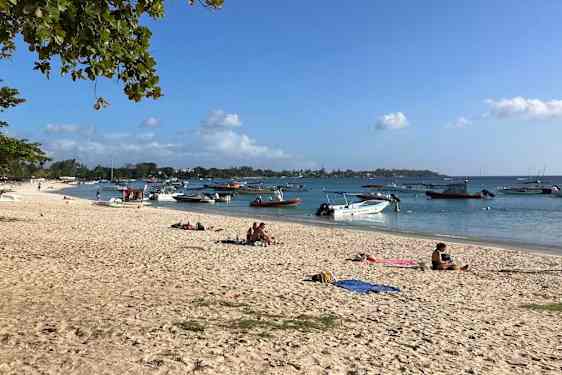 Strand på Mauritius