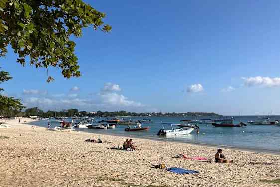 Strand på Mauritius