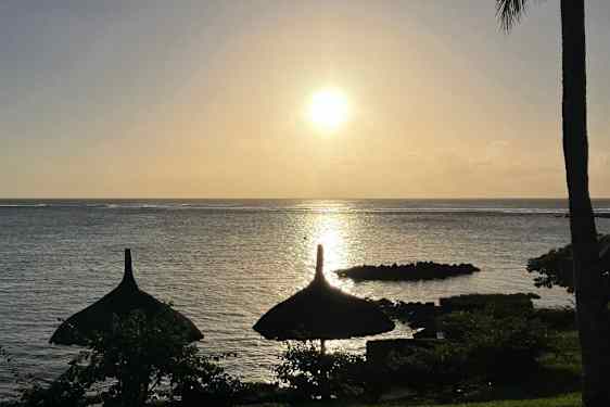 Solnedgang på Mauritius