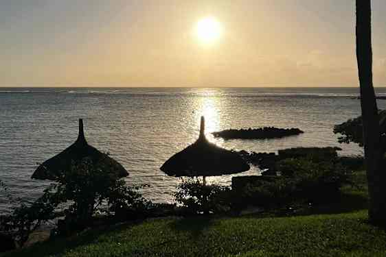 Solnedgang på Mauritius