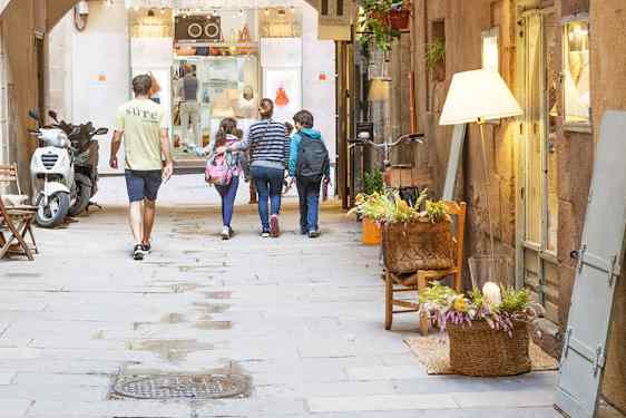 Shoppinggater i Barcelona