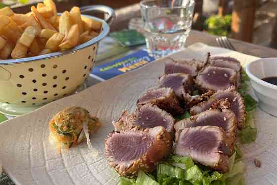 Grillet tunfisk