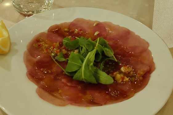 Tunfiskcarpaccio