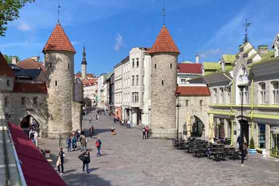 Pittoreske bygg i Tallinn