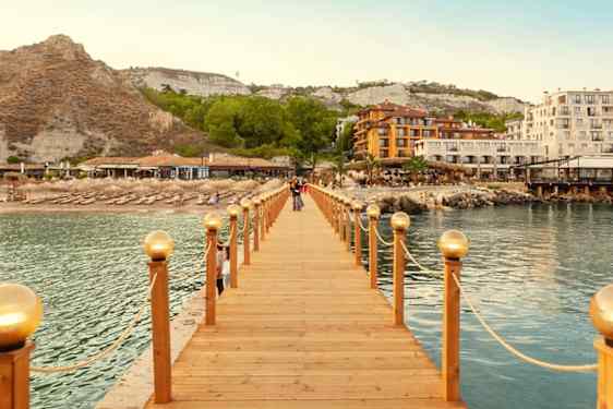 Havnebyen Balchik på Varna-kysten