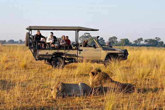 Safaribil i Botswana