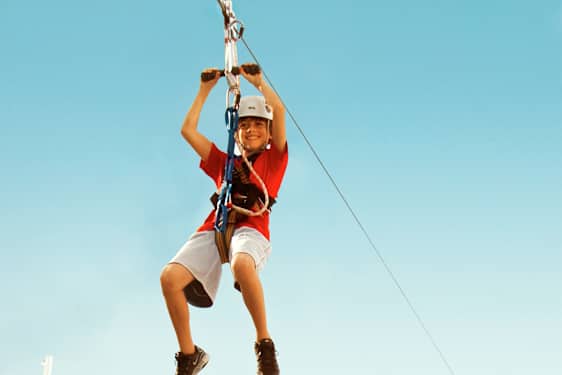 Zipline på cruise