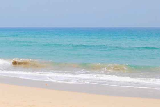 Fin sandstrand og turkist hav i Porto Santo.