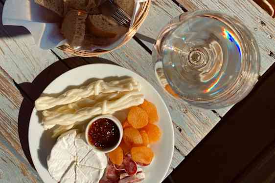 Pause i vinterhagen