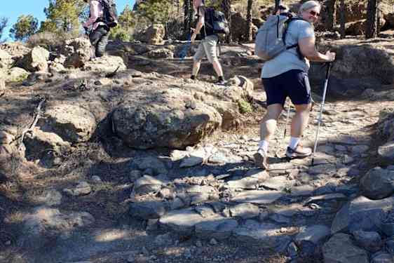 Jessica på vandringsled