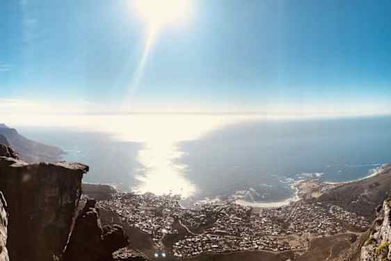 Taffelberg tilbyr en spektakulær utsikt over Cape Town.
