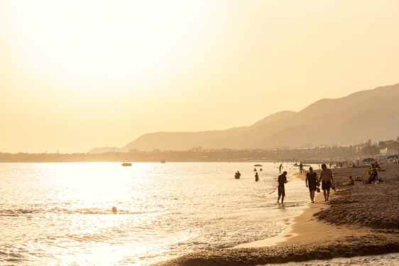 Strand ved hotell Green Garden