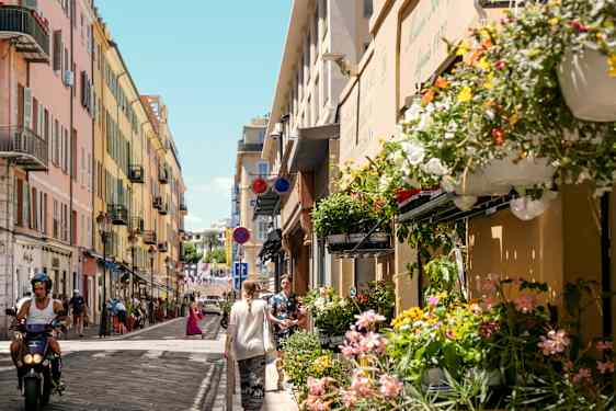 Sjarmerende gate i Nice
