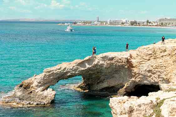 Klippeformasjon i Famagusta, Kypros