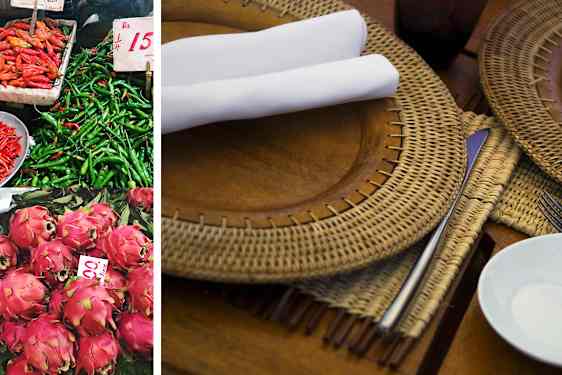 Färska frukter och grönsaker på Mauritius