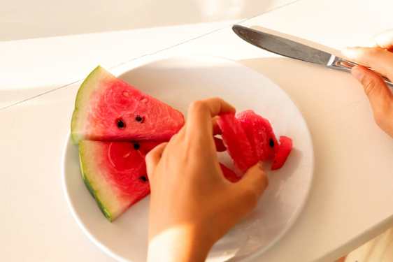 Saftig vannmelon