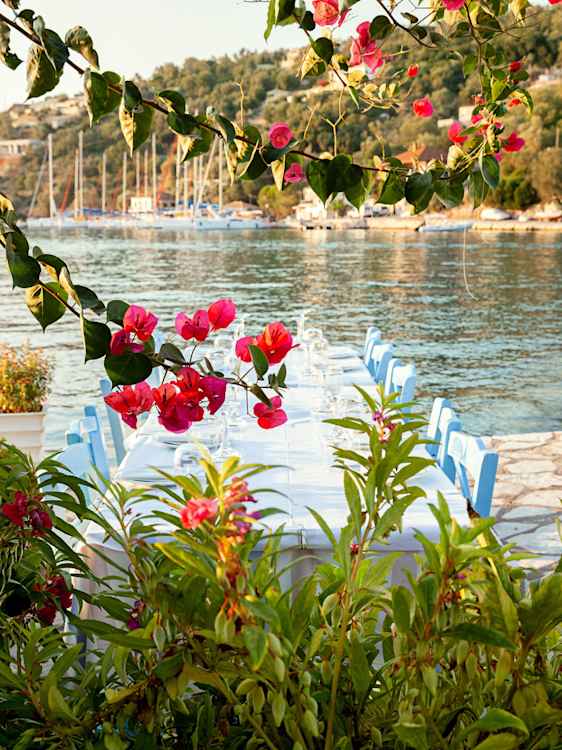 Restaurang på Lefkas
