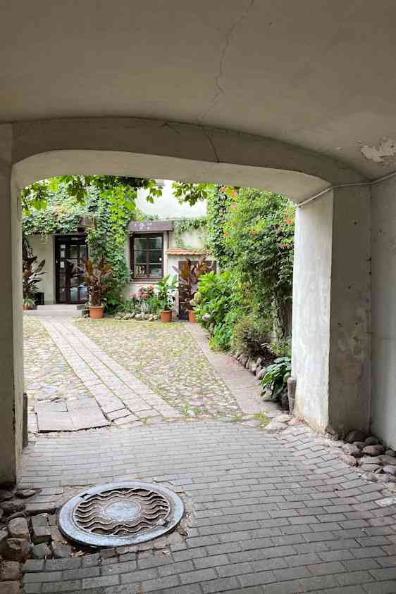 Koselige middelaldergater i Vilnius