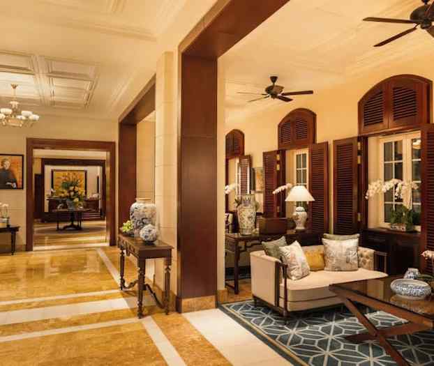 Sitteområde i lobbyen