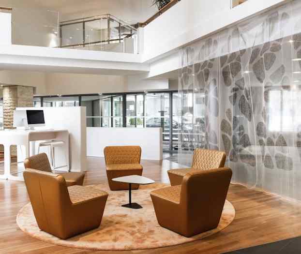 Sitteområde i lobbyen