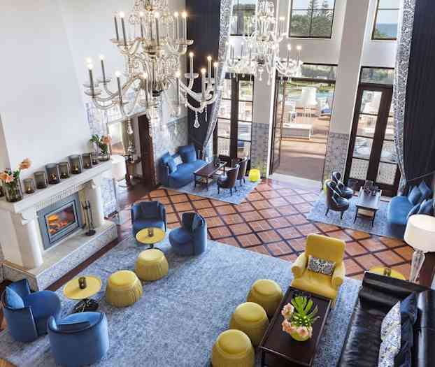 Sitteområde i lobbyen