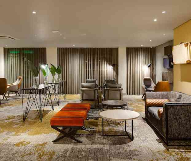 Sitteområde i lobbyen