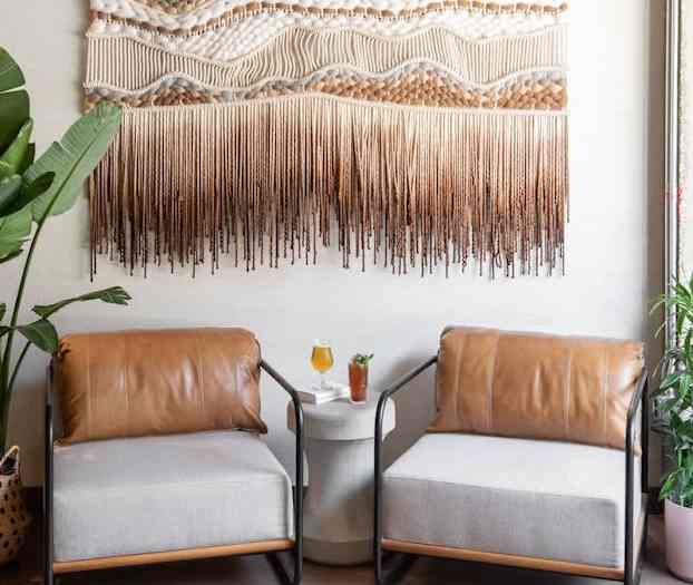 Sitteområde i lobbyen