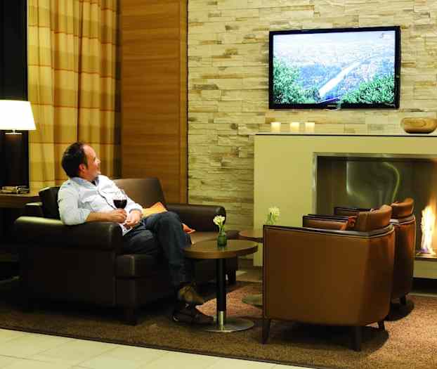 Sitteområde i lobbyen