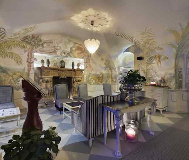 Sitteområde i lobbyen