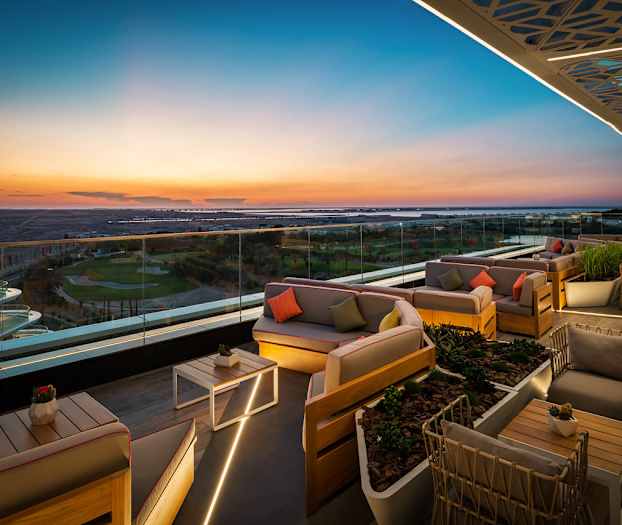 Lounge med takterrasse