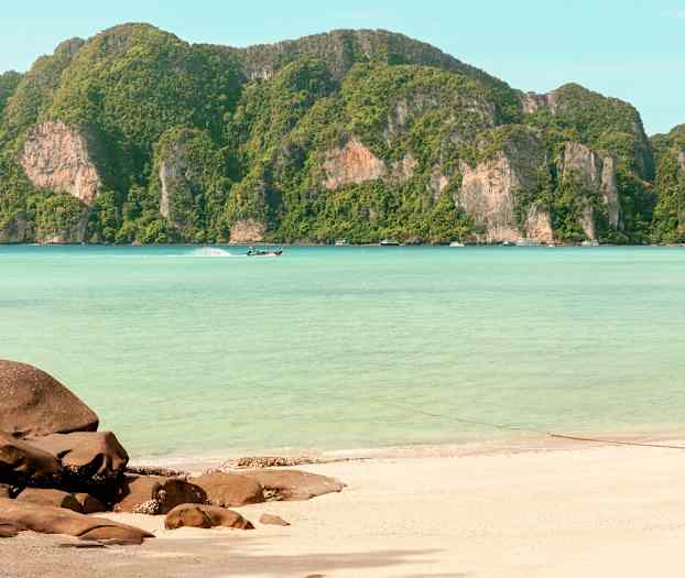 Hotellets private strand