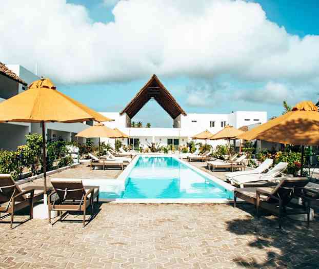 Hotellets store bassengområde