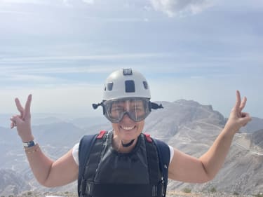Turist i Jebel Jais