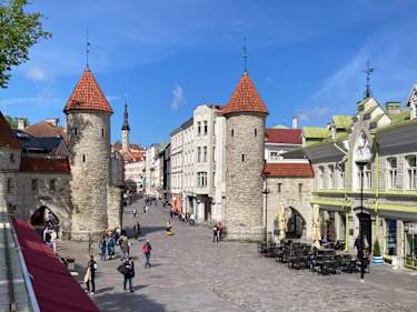 Pittoreske bygg i Tallinn