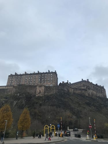 Slott i Edinburgh.