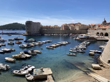 Havnen i Dubrovniks gamleby